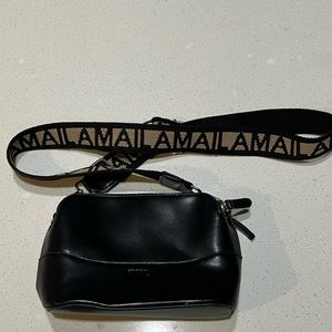 Black crossbody purse